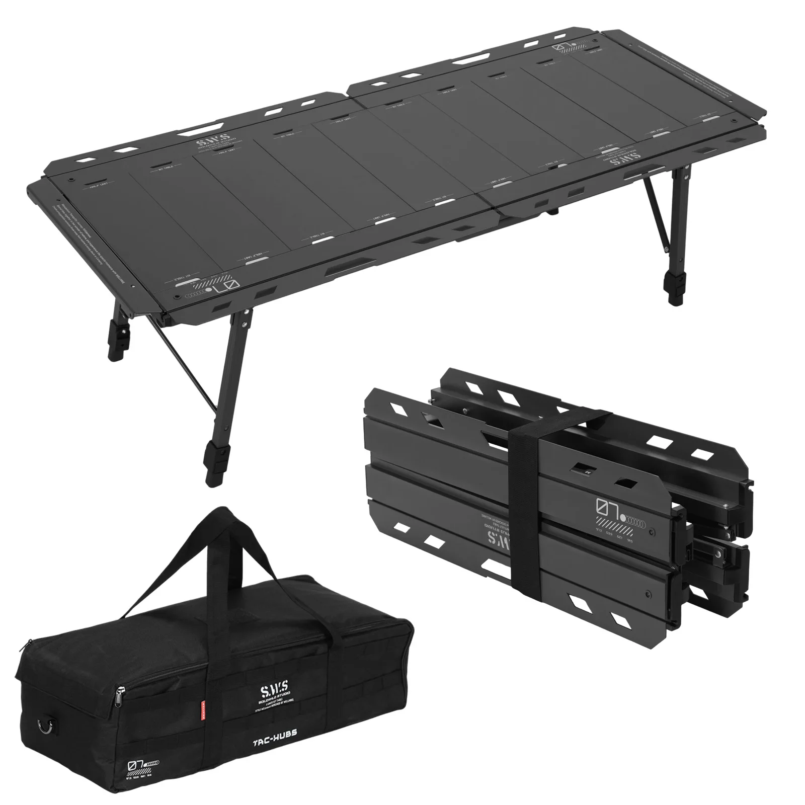 

IGT Unit Combination Table 120KG Load Capacity Outdoor Garden Camping Picnic Table Backyards BBQ Folding Tables