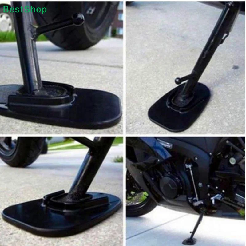 Motorcycle Side Stand Pad Kickstand Support Plate Anti Slip Foot Enlarger For Off Road Motorbike Parking Use