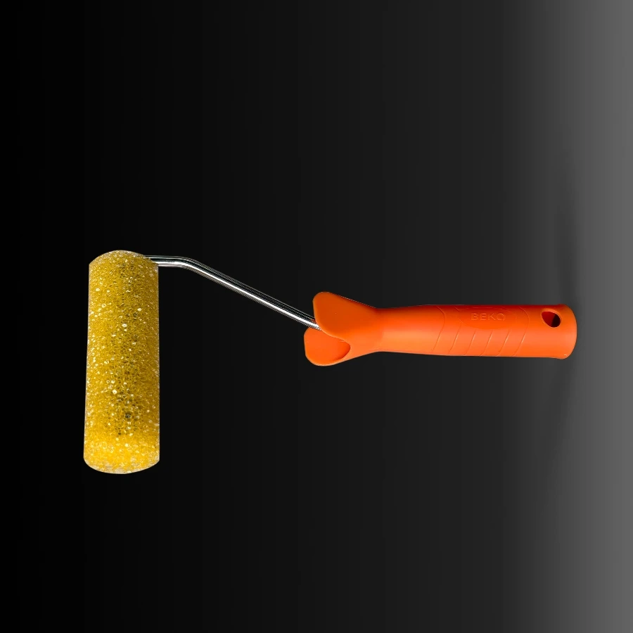 4"Mini sponge roller set, coarse surface and artistic texture for brushing, wear-resistant and not shedding"