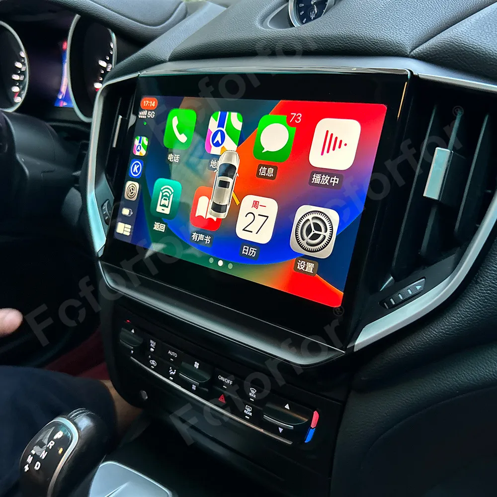 

Carplay Android 13 For Maserati Ghibli 2013-2017 Car Radio Multimedia GPS Navigation Auto Stereo Recorder Video Screen Head unit
