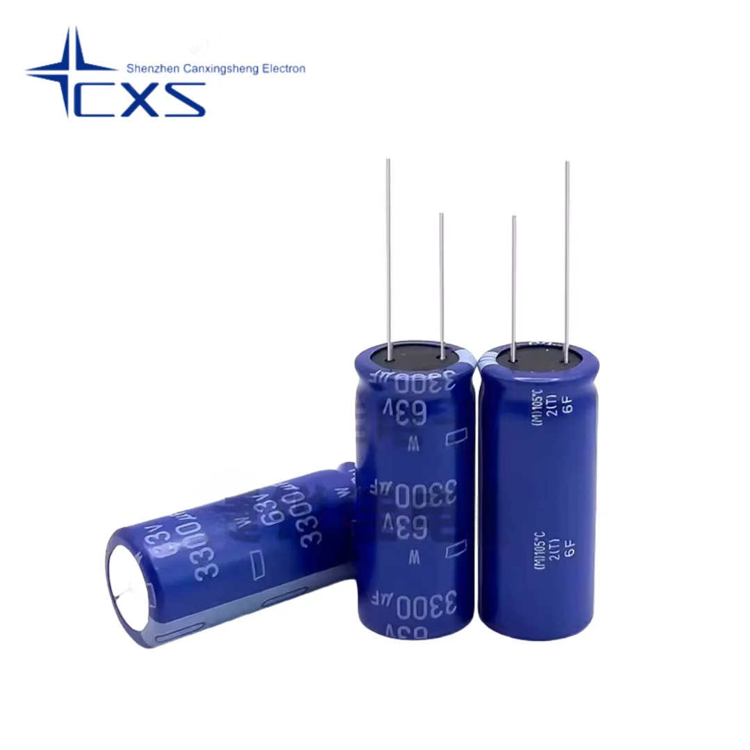 

5pcs 63V3300UF 18X40 Black Diamond High Frequency, Low Impedance, Long Life Electrolytic Capacitors