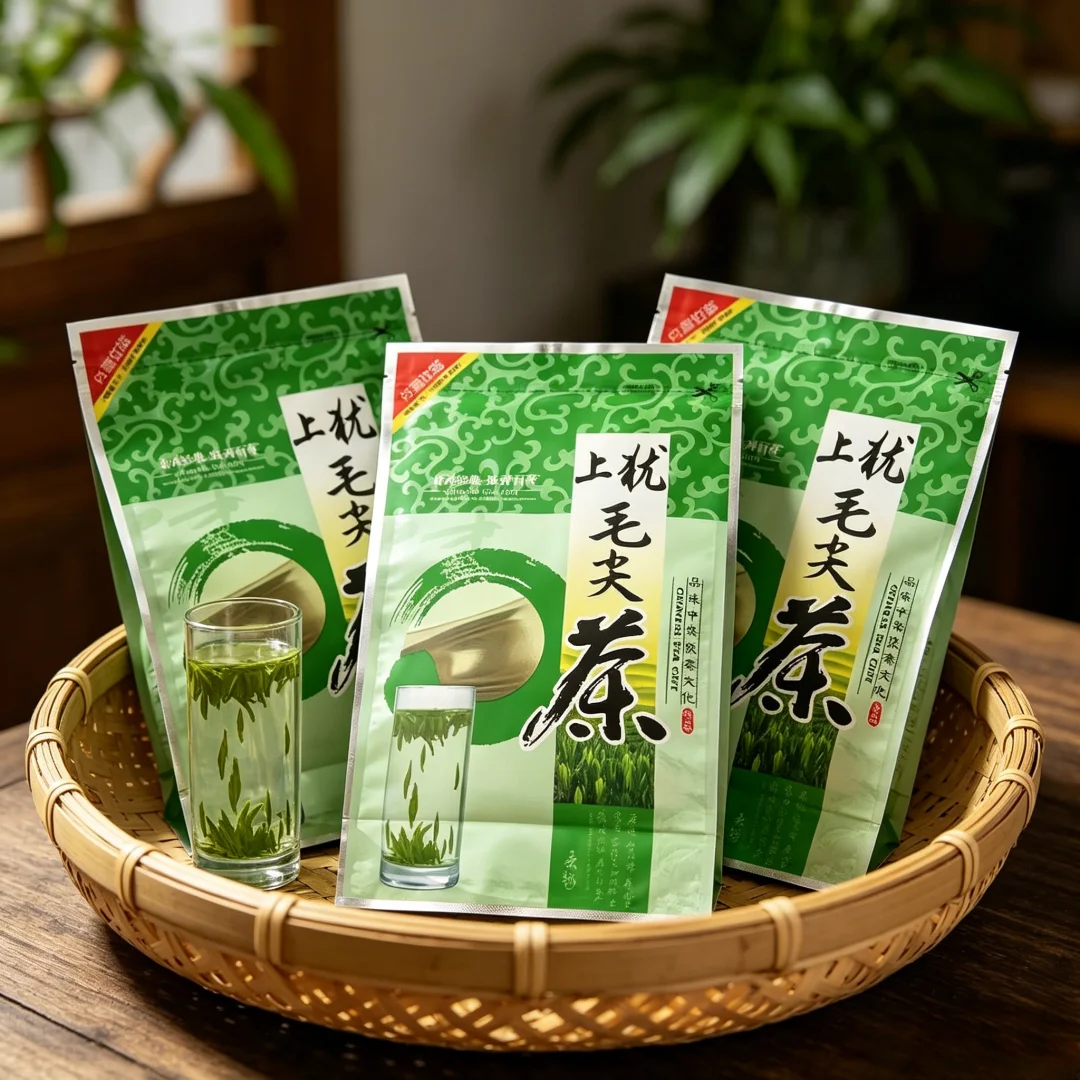 250g Biluochun Tea Bag Zipper Bags Chinese Dahongpao Yunwu Tea Self Sealing Bag Lapsang Souchong Jasmine Qimen Tea Packing Bag