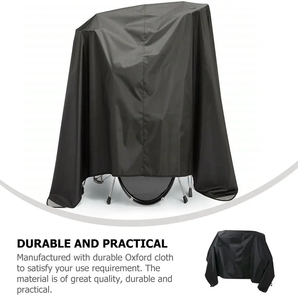 

Oxford Cloth Drum Set Cover Heavy Duty Thicken Supple Protective Cover with Exquisite Workmanship for Drum Set Decoration