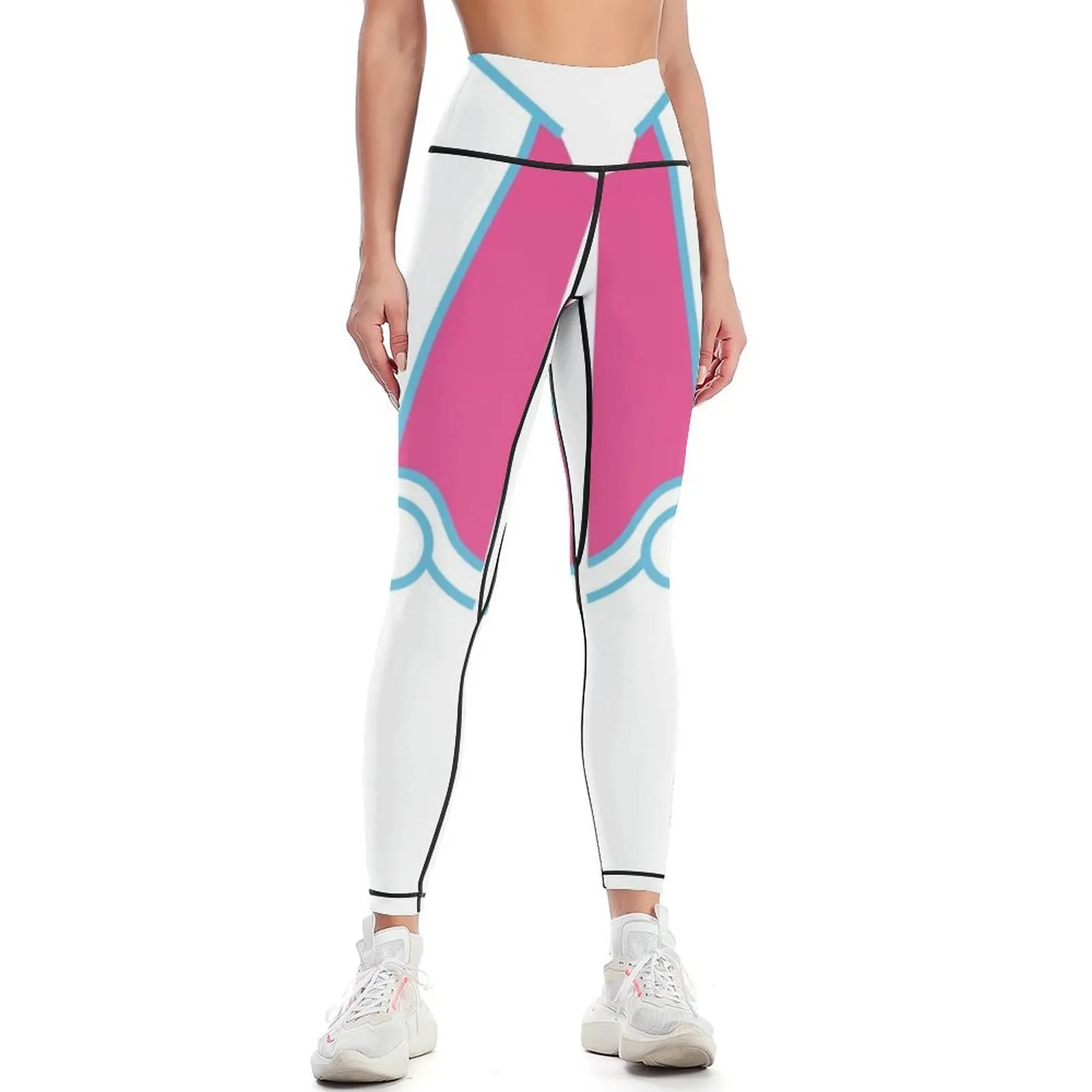 

Blue Pink Luchacorn Leggings Women's sports sporty woman push up Tight fitting woman Womens Leggings