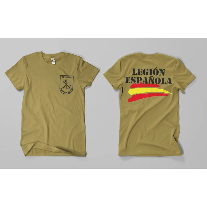 Camiseta Legion Me Teneis Hasta Los Huevos Men T-Shirt Short Sleeve Casual 100% Cotton Shirt