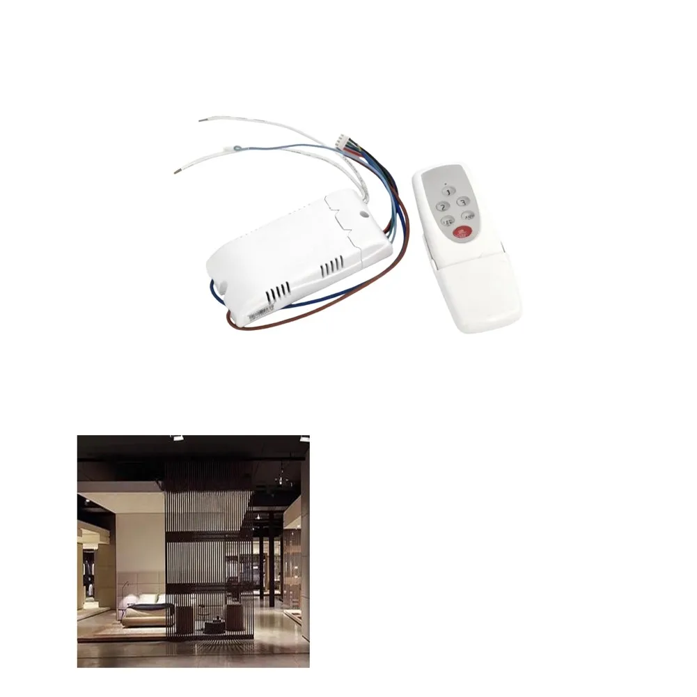 White RGB Remote Control Switch Wireless No Wiring 5 Channel Controller For LED Ceiling Light Home For Lighting Management Tool
