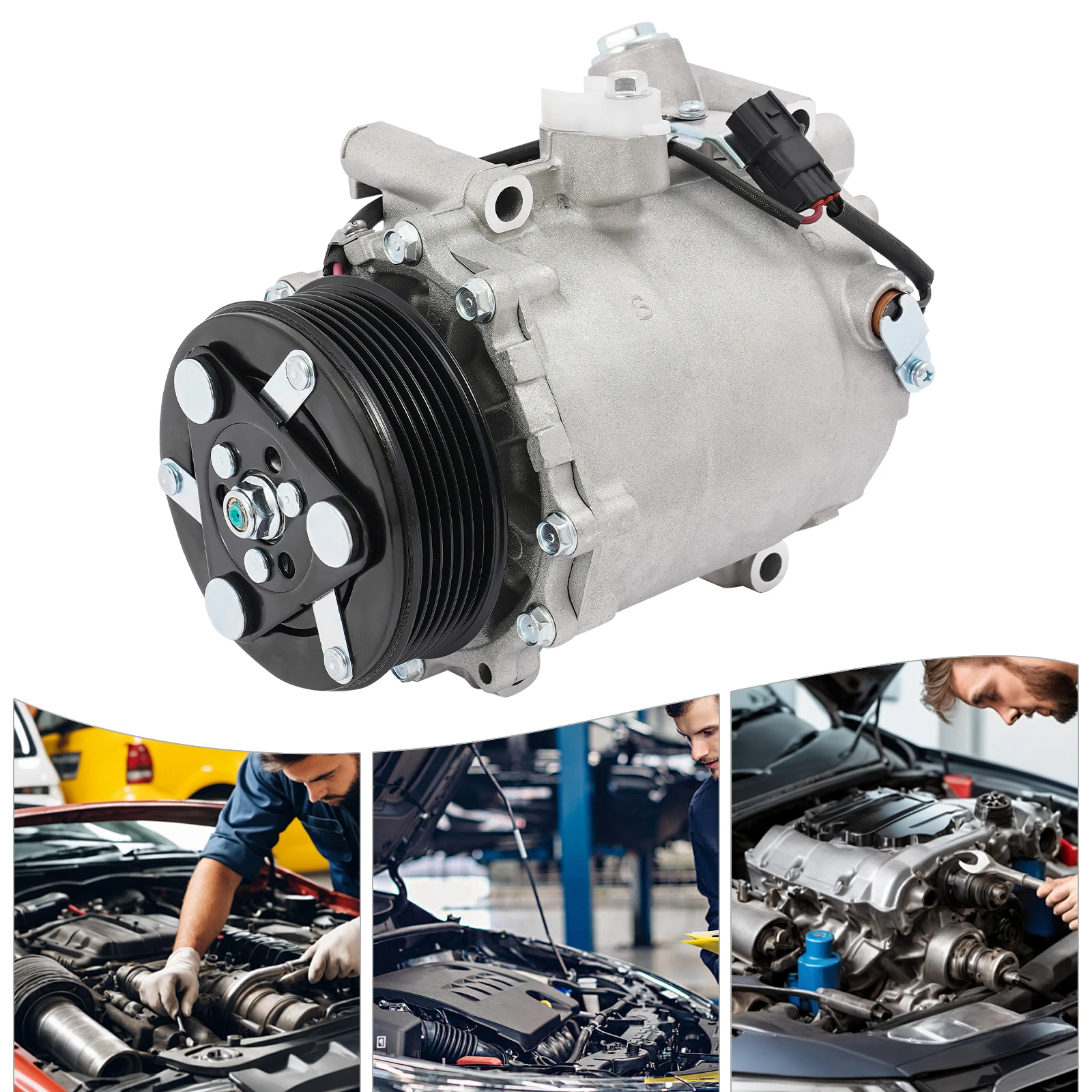 

A/C Compressor, Air Conditioner Compressor, fit 2013-2015 Acura ILX 2.4L, 2007-2012 Acura RDX 2.3L, 2012-2014 Honda Civic 2.4L