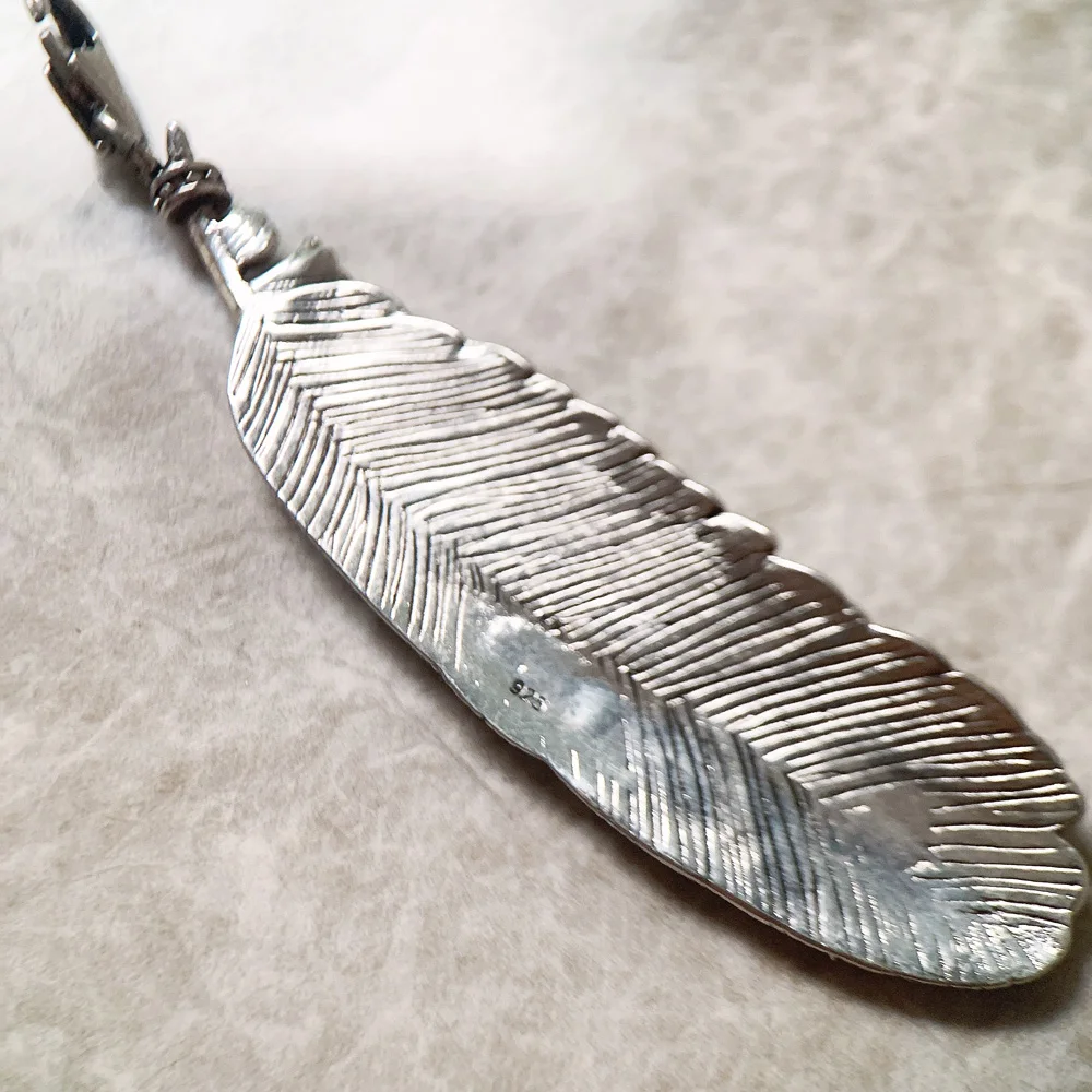 Pendant Black Feather Winter Brand New Fashion Jewelry Europe 925 Sterling Silver Accessories Gift For Women Men