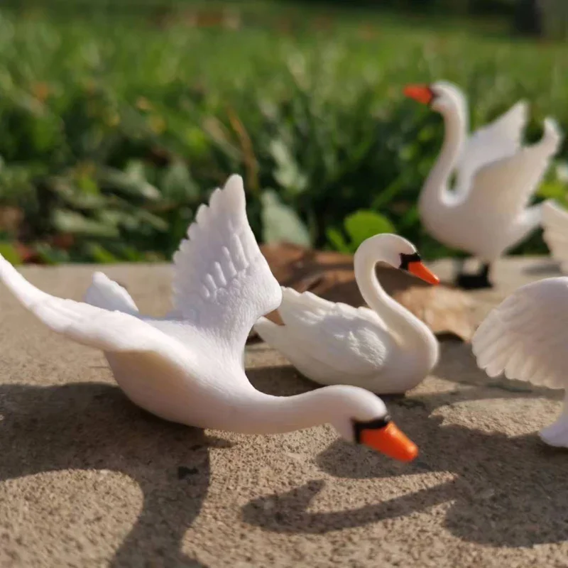 الجنية حديقة غنوم ، أوزة سوان ، بيت الدمية ، مصغرة ، الجنية ، تررم ديكور ، الحرف اليدوية ، diy بها بنفسك اللوازم ، جديد ، 5 قطعة #1