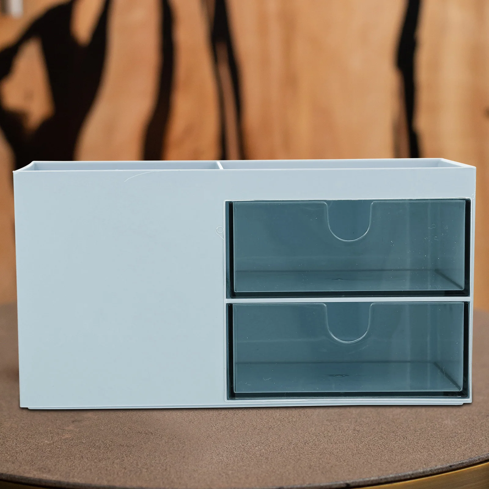 

Drawer Type Storage Box Organizer Home Desktop Holder Bathroom Makeup Container Light Foldable