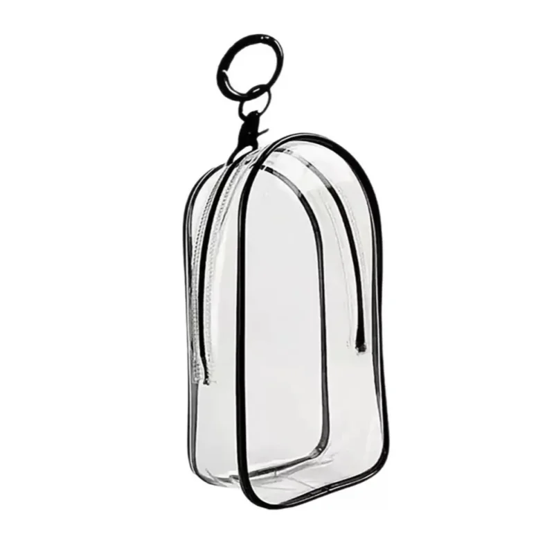 

Многофункциональная сумка для хранения ключей с кукольным дисплеем для организации кабелей передачи данных, наушников, зарядных устройств, портативной прозрачной сумки для хранения