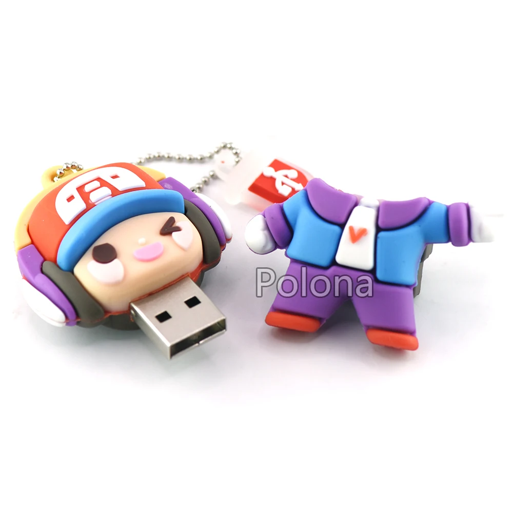 Usb Flash Drives 128gb 64gb 32gb 16gb 8gb 4gb 2gb Memoria Usb Pen Drive 256gb 512gb Usb Stick Music Happy Boy Cartoon Pendrive