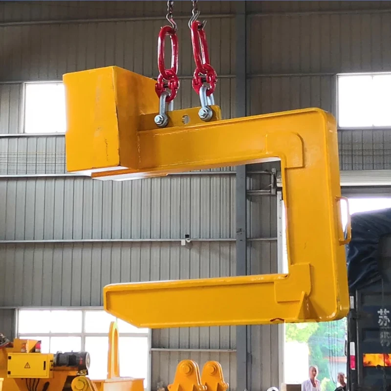 رافع لفائف الصلب عالي الجودة 20 طن لفة فولاذية ميكانيكية لفائف الصلب رفع C هوك 20000 كجم مشابك خطاف ثقيلة من النوع C