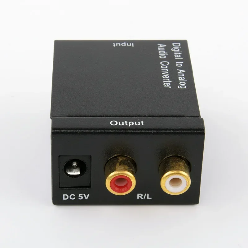 Audio Converter Adapter Amplifier: Digital To Analog, Digital Optical Coax/Coaxial/Toslink To Analog RCA L/R