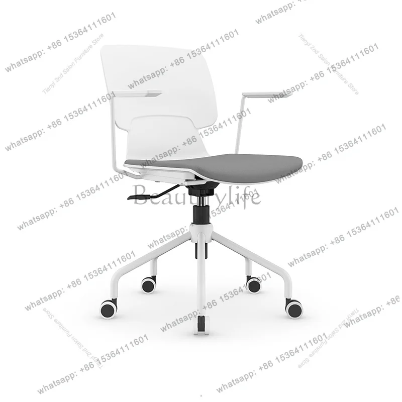 Factory Direct Sales Modern Simple Office Chair Nordic Designer Comfortable Office Chairs Long Sitting Conference Room Recliner