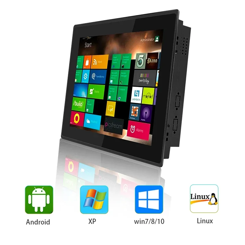 12 inch 2 generation i5 Industrial Touch Screen Panel PC Embedded X86 Waterproof  All In One Pc Computer Display