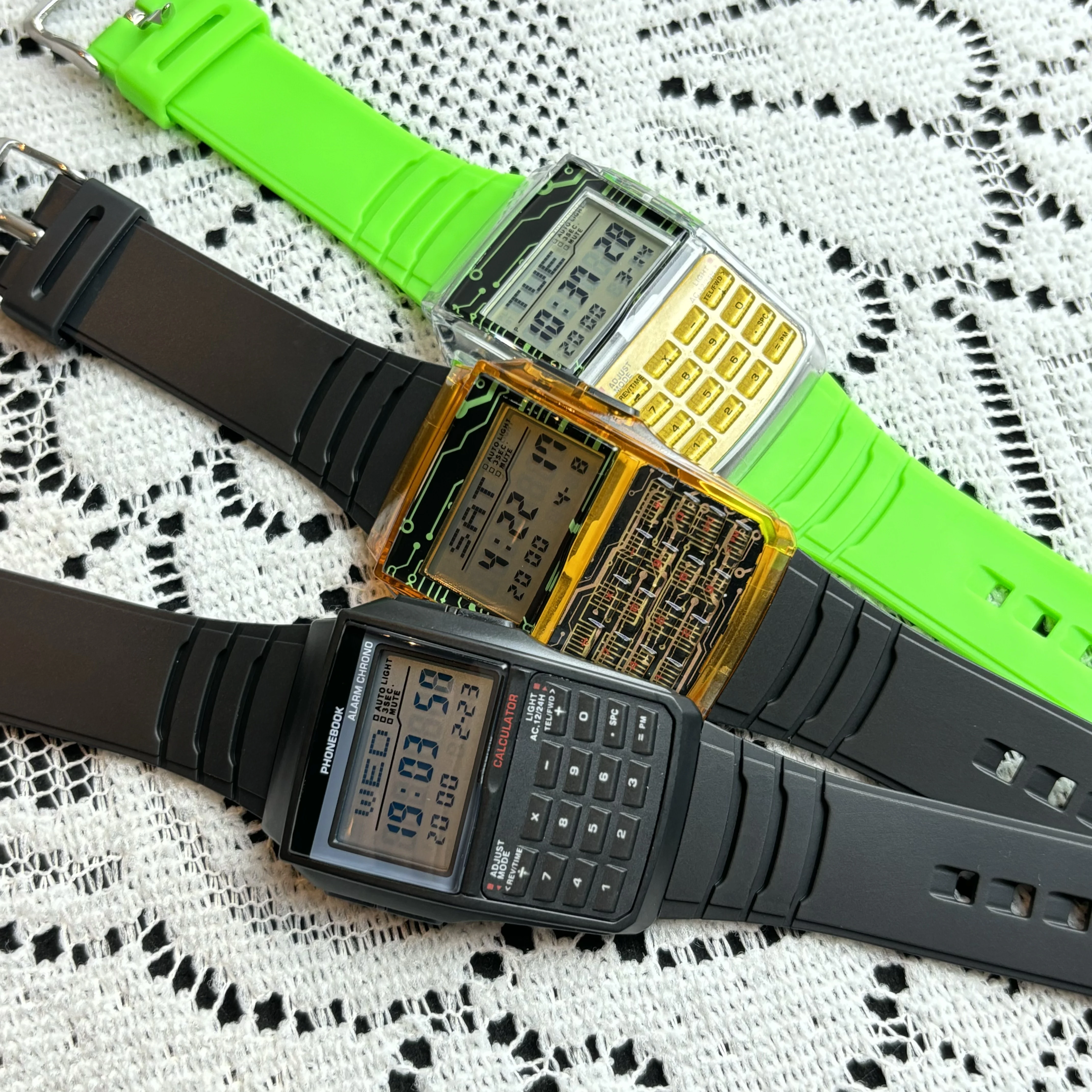 Men's Fashion Top Luxury LED Electronic Watch Digital Sports Multifunction Calculator Watch