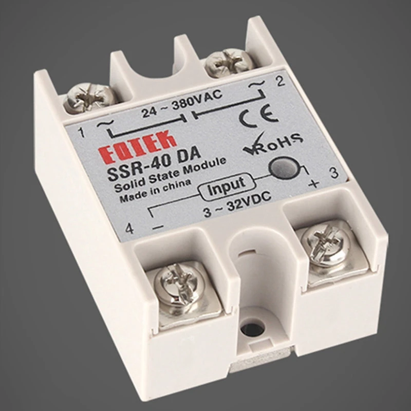 Regulator temperatura PID REX-C100, regulator temperatury podwójny wyświetlacz cyfrowy + termopara + przekaźnik stanu stałe 40DA