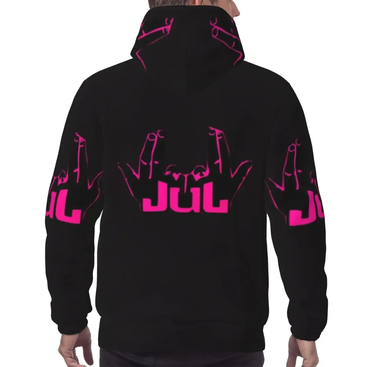 French Rapper Jul Sign Hoodie Hip Hop Pullover Autumn Winter Men Women Sweatshirt Long Sleeve Tops