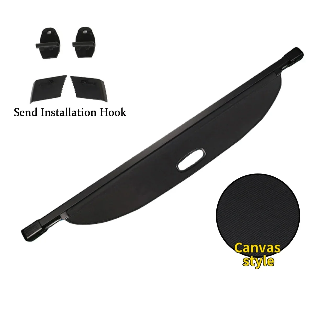 Car Rear Trunk Cargo Cover For Changan CS55 Plus II MK2 2022 2023 2024 Retractable Organizer Luggage Waterproof Auto Accessories