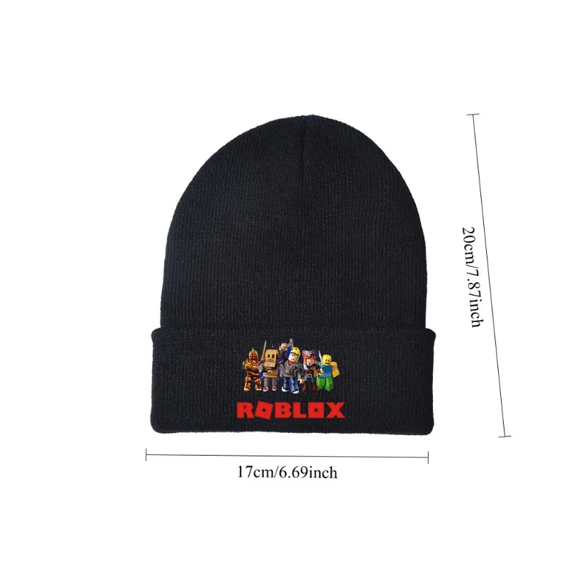 Roblox ? chapeau périphérique créatif tricoté en laine, résistant au froid, chapeaux de soleil chauds, décoratifs pour l'automne et l'hiver, nécessités quotidiennes Roblox ? chapeau périphérique créatif tricoté en laine, résistant au froid, chapeaux de soleil chauds, décoratifs pour l'automne et l'hiver, nécessités quotidiennes