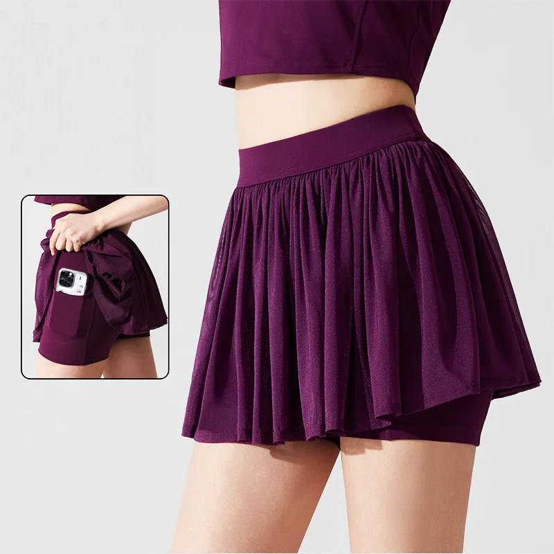 aiithuug-gauzy-sport-golf-puffy-skirt-bubble-tutu-sports-skirts-shorts-pickleball-fitness-tennis-pocket-short-skirts-ball-pocket