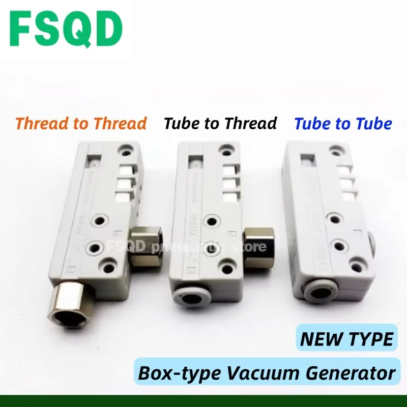 High-flow Suction Negative Pressure  Box-type Vacuum Generator ZH05BSA-ZH07BSA-ZH05BLA-06-06 ZH13BSA-08-10 ZH05BSA-06-01