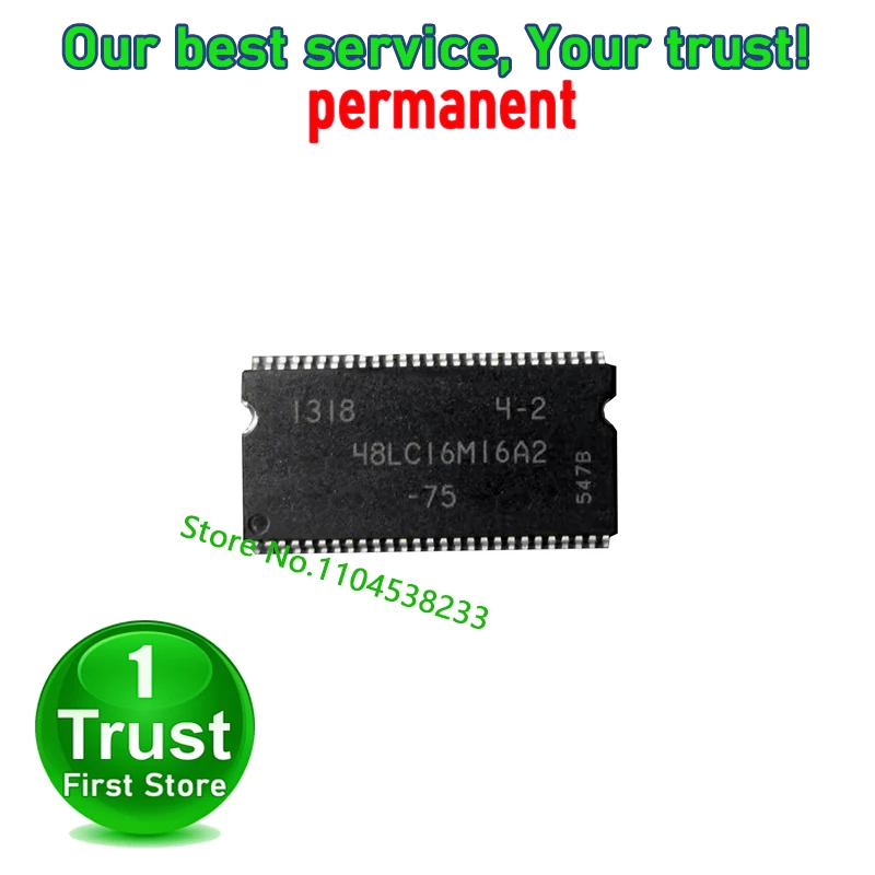 MT48LC16M16A2-75	MT48LC16M16A2 1PCS/LOT MT48LC16 TSOP54  Trust First   in stock