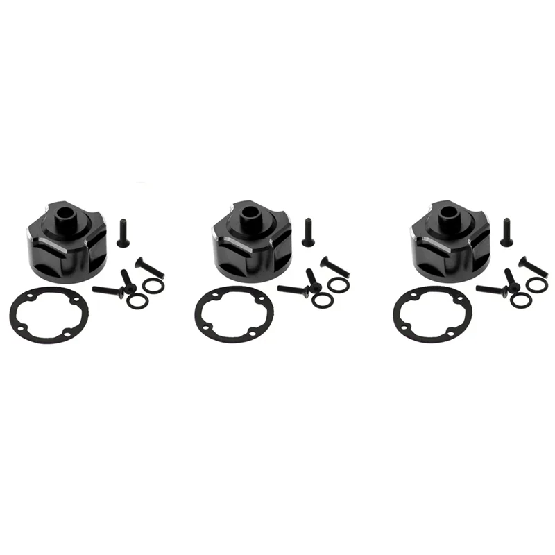 3Pcs Aluminum Differential Carrier Differential Case 9581 for 1/8 Traxxas Sledge RC Car Upgrades Parts Accessories,2