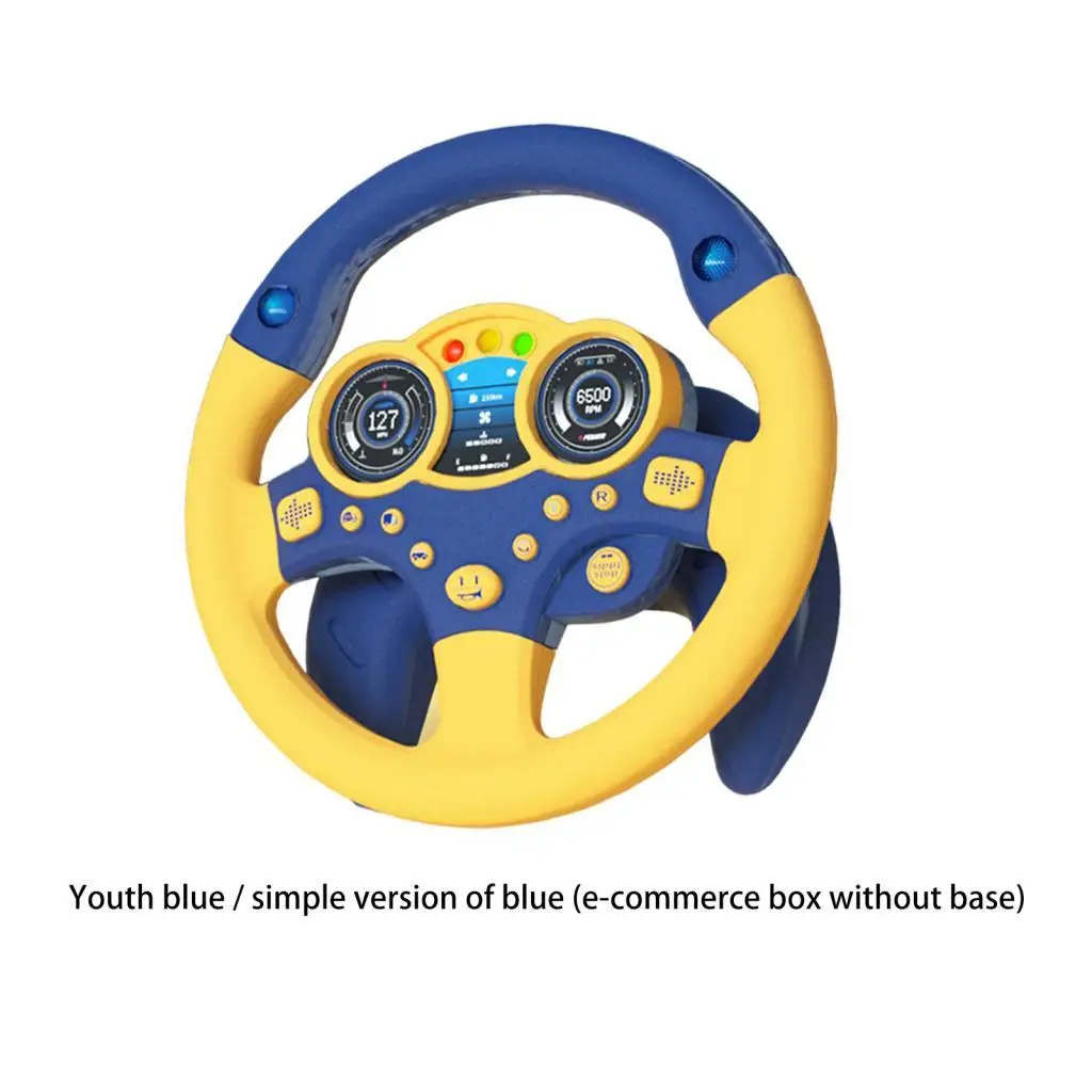 Simulation Steering Wheel Sounding Toy Pretend Driving Toy Simulated Driving