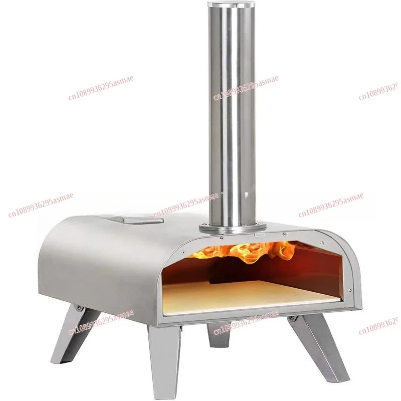 

Portable Pellet Pizza Oven Outdoor Pizza Maker for Home Camping Backyard Cooking