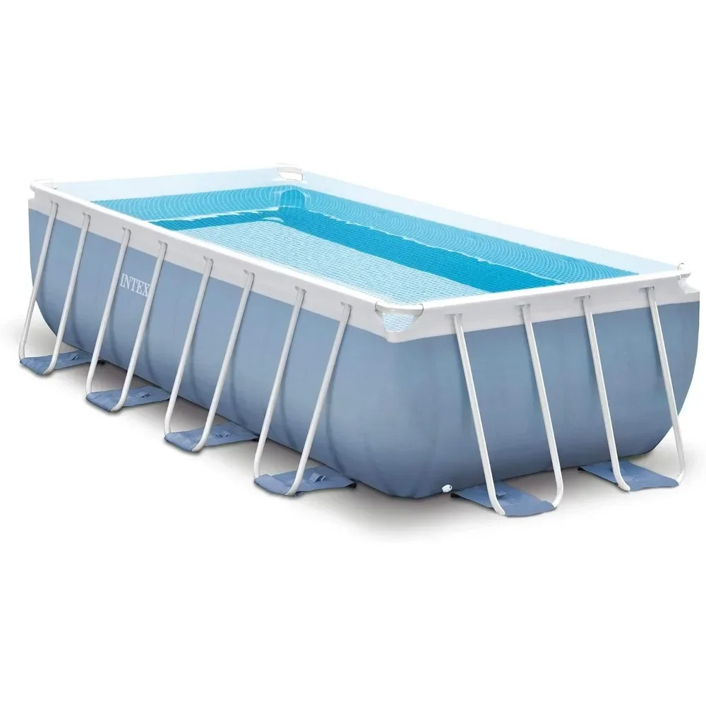 16ft X 8ft X 42in Rectangular Prism Frame Pool Set