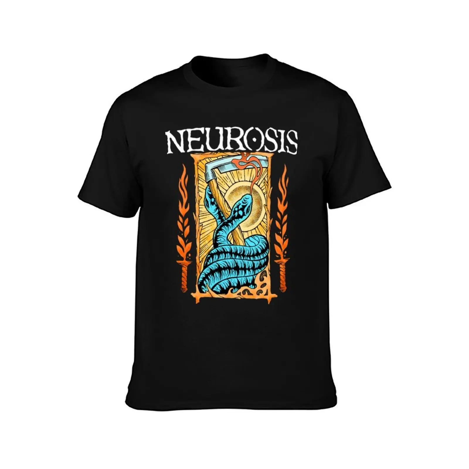 Neurosis T-Shirt Summer Casual Cotton Tee Oversized Streetwear Tops Vintage Graphic Print Loose Fit Short Sleeve