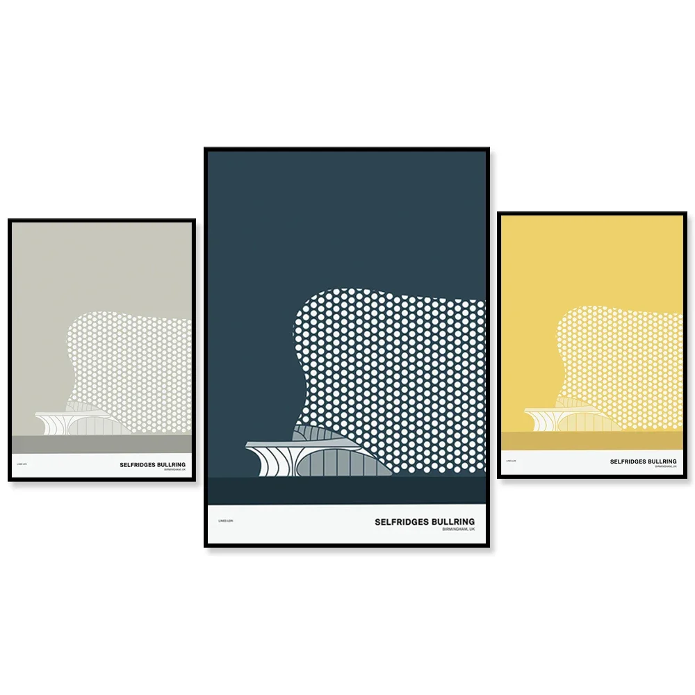 

Selfridges Bullring, Birmingham Print | Birmingham Poster | Birmingham Illustration | Birmingham Architecture Print
