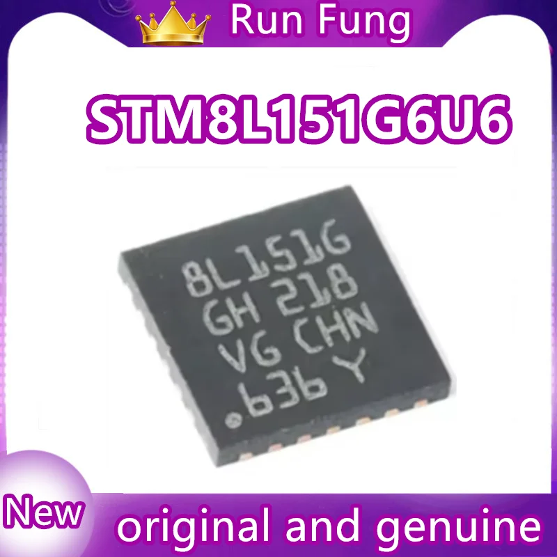STM8L151G6U6 STM8L151G6U STM8L151G6 STM8L151G STM8L151 151G6U6 STM8L15 STM8L STM8 STM ST IC Chip QFN-28 1PCS/LOT