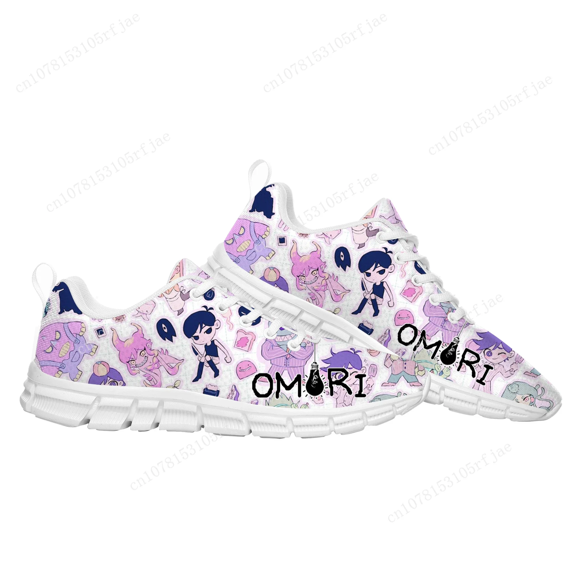 Omori Sports scarpe personalizzate di alta qualità Hot Cartoon Game Mens Womens Teenager Fashion Sneaker su misura coppia scarpe costruite