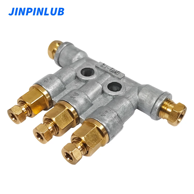 JINPINLUB DPB13 Pressurized Lubricating Divider Lubricating Oil Metering Valve for Volumetric Lubrication Systems