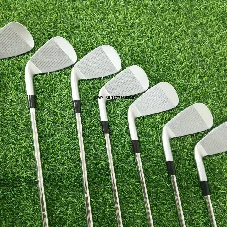 Hot Sale China 90 Golf Iron Heads Rubber Grip Forged Stainless Steel Blade 4-P Right Left Handed Women Men Golf Club Iron Set