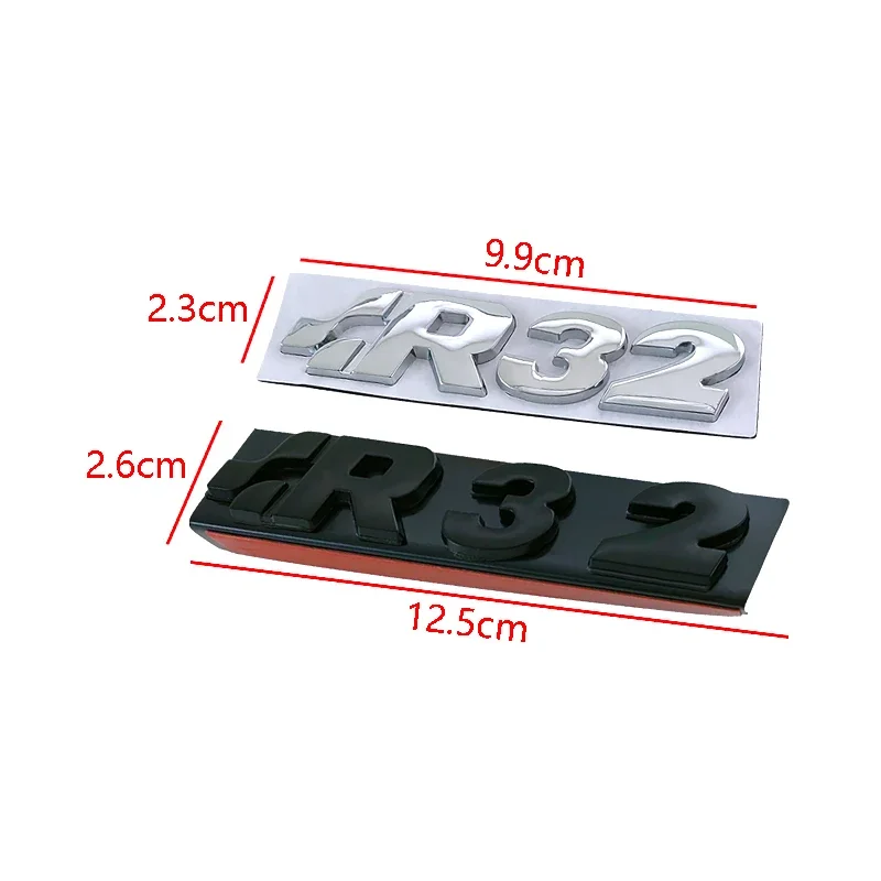 ABS Car Front Grille Emblem Rear Trunk Badge Sticker for Volkswagen GTI Polo Golf Lavida Santana Touran Passat B5 SR32