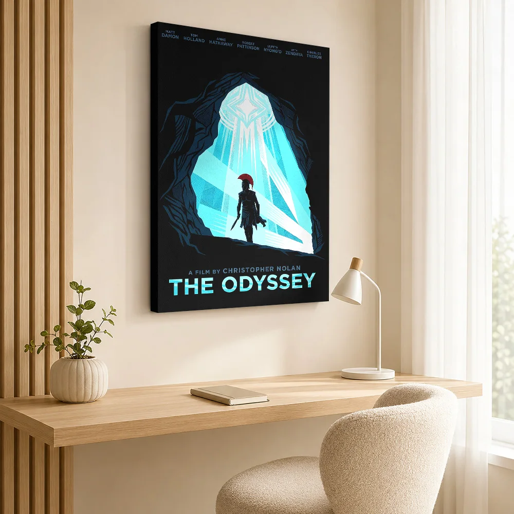 The Odyssey Movie Framed Canvas Poster Customized Photo Vintage Movie Wall Paintings Decoration for Home Theater Ready to Hang