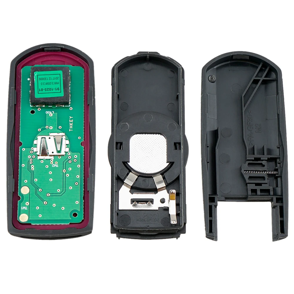 3 Button Car Remote Key Fob Case Shell Fit for Axela Atenza 2015-2018 ID49 Chip SKE13E-01 SKE13E-02 433MHz Smart Key Shell Cover