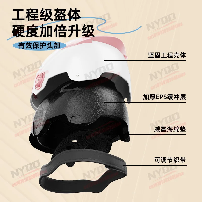 Motorcycle Riding Helmets for Men and Women Summer Sun Protection Winter Warmth Comfort Durability Anti Fall Safety