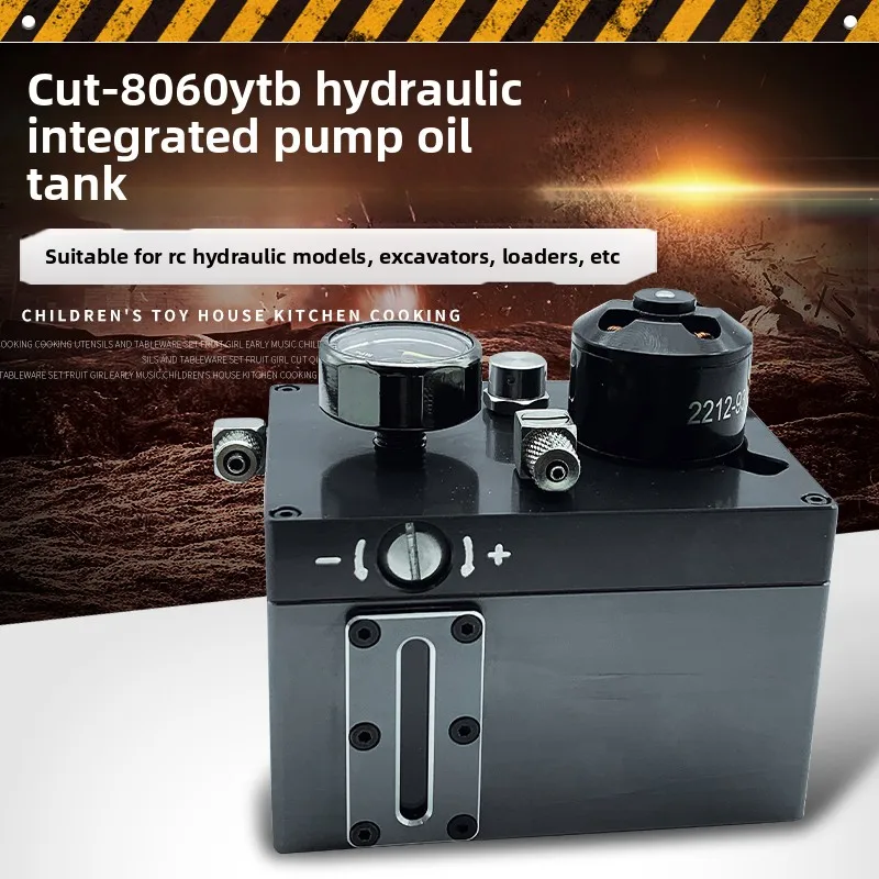 Réservoir de pompe hydraulique intégré en métal avec régulateur de pression pour camion Tamiya RC 1/14 SCANIA VOLVO mercedes-benz ACTROS MAN, pièce