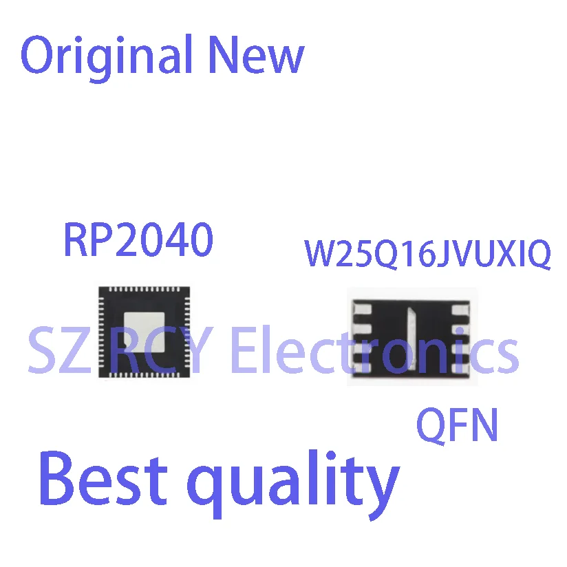 (5-20 шт.) НОВЫЙ RP2040 Raspberry PI W25Q16JVUXIQ QFN IC CHIP MCU SOC ФЛЕШ-ПАМЯТЬ