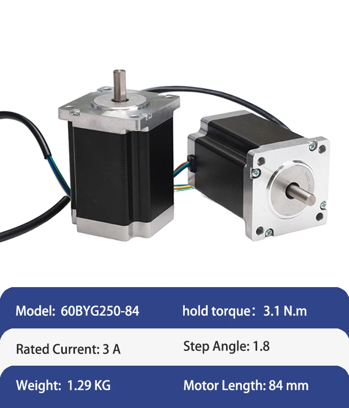 EMTECH工場直販 Nema 24 3.1Nm ハイブリッドステッピングモーターとDM542/HB556ドライバーキット CNC/3Dプリンター用