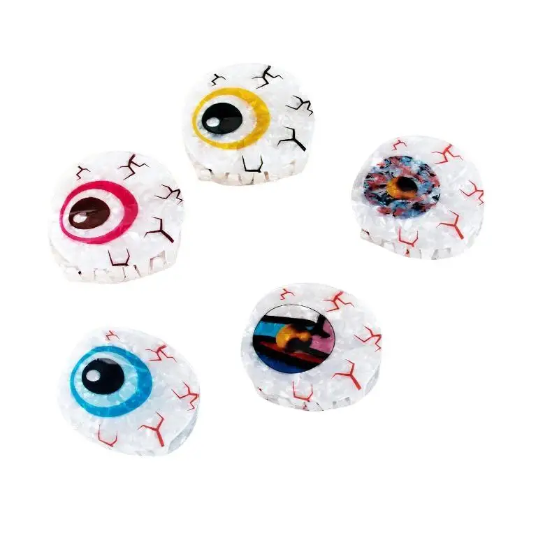 Quirky Claw Clip With A Big-eye Design Cartoon Shark Clip High-End Half-Up Ponytail Hair Accessory