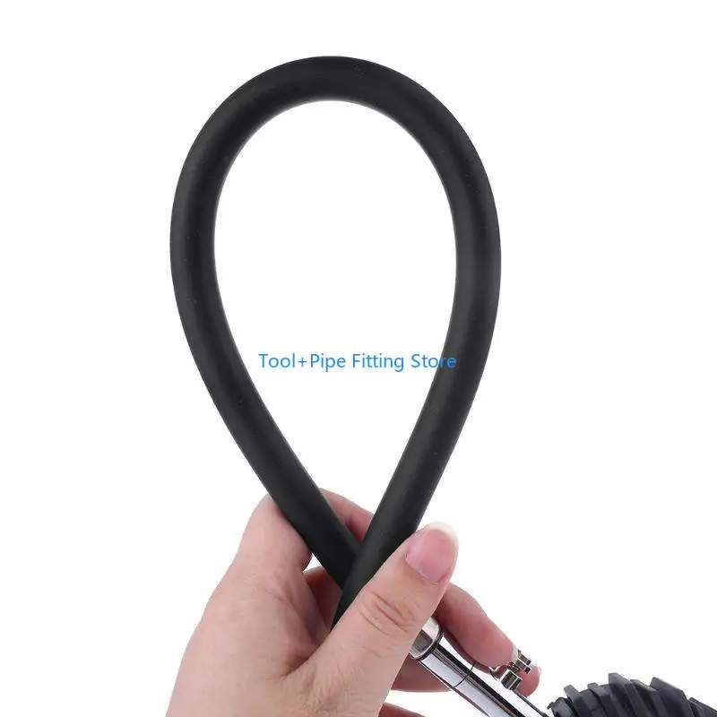 F92B Digital Tire Pressure Gauge 200 PSI Interchangeable Air Chuck for Cars Motorcycle Rv SUV Truck TPMS Bike Tyre Rubber