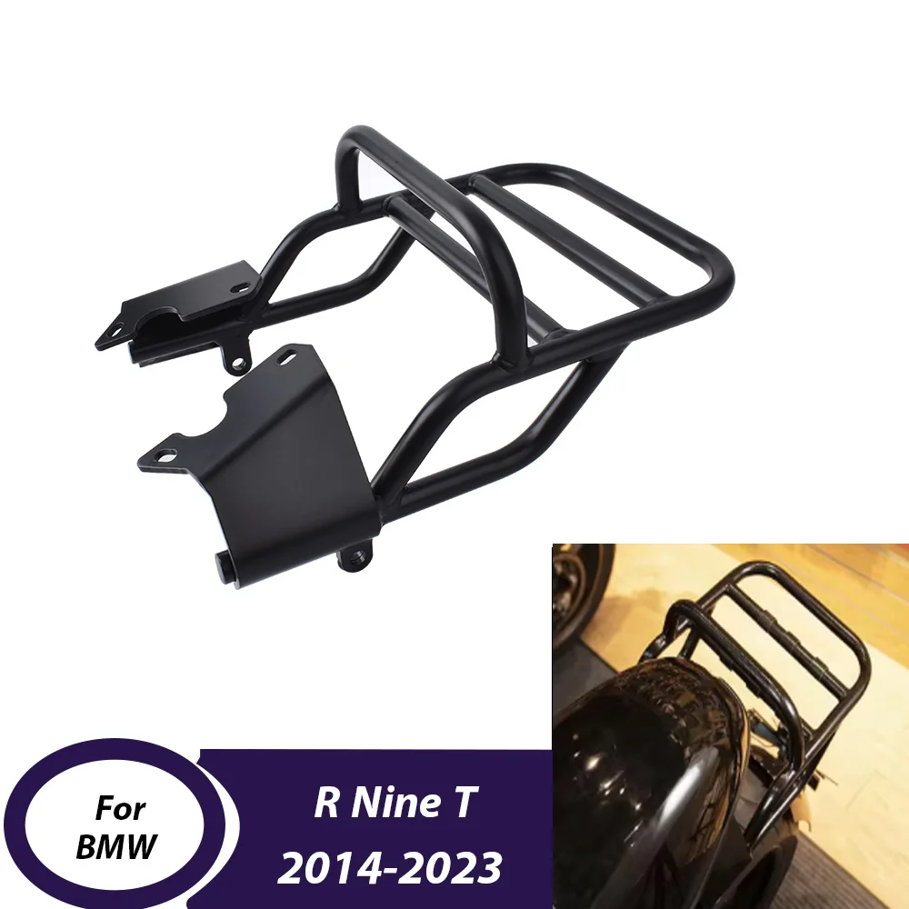 

Багажник на заднее сиденье мотоцикла с ручкой, опорная полка для BMW R nineT (Urban G/S/Scrambler/Pure) 2014-2023 ﻿