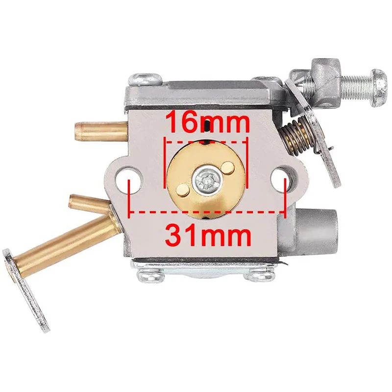 Imagem -02 - Homelite Motosserra Substituição Escova de Carbono 300981002 Carburador 33cc Ut10532 Ut-10926 Ryobi Ry74003d 000998271