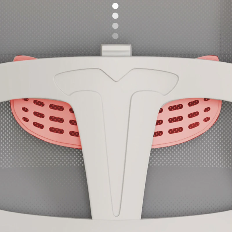 Home Office Chair Adjustable Height Lift Mesh Computer Chair With Lumbar Support High Back Task Chair for Adults White-Black